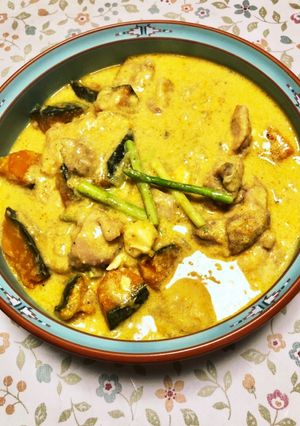 鶏とかぼちゃのチーズ・クリーム煮込み-レシピのメイン写真