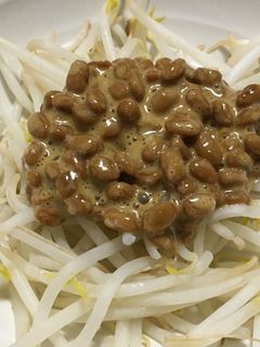 簡単すぐできる一品 もやしの納豆和え-レシピのメイン写真