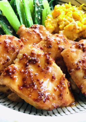 超シンプル！大人のハニーマスタードチキン-レシピのメイン写真