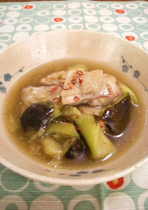鶏と茄子のとろとろ煮-レシピのメイン写真