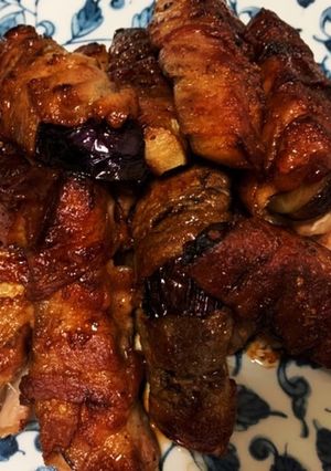 茄子の豚肉巻き-レシピのメイン写真