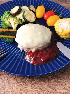 *とろふわ♪チーズハンバーグ*-レシピのメイン写真