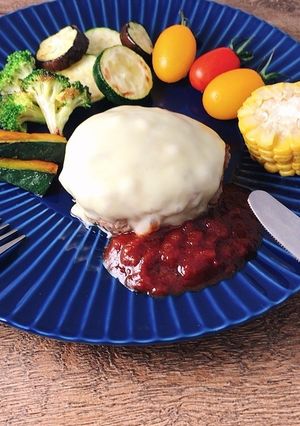 ＊とろふわ♪チーズハンバーグ＊-レシピのメイン写真