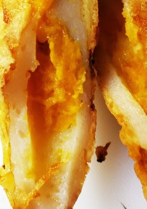 コンビニ食材=ちくわとカボチャの挟み揚げ-レシピのメイン写真