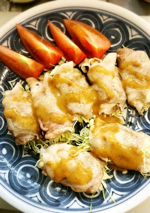 認知予防に簡単レンチン肉巻き-レシピのメイン写真