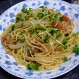 刺身で作る冷製シーフードパスタ