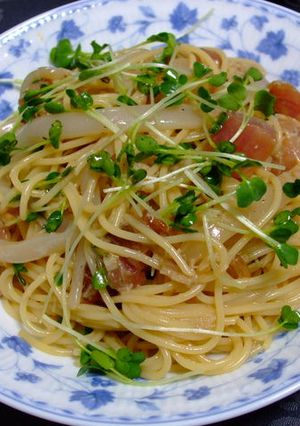 刺身で作る冷製シーフードパスタ-レシピのメイン写真