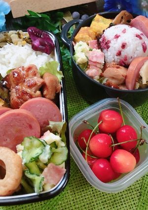 高校1年女子お弁当♡2020.07.09-レシピのメイン写真