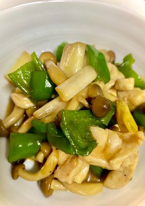鶏胸肉とピーマンの甘酢醤油炒め-レシピのメイン写真