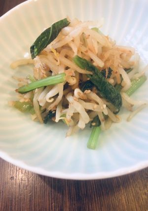 もやしと小松菜のおかかごま和え♪-レシピのメイン写真