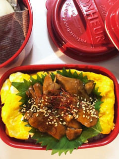 のっけ弁当(鶏の照り焼き)-レシピのメイン写真