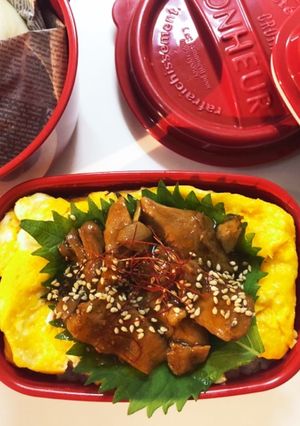 のっけ弁当(鶏の照り焼き)-レシピのメイン写真