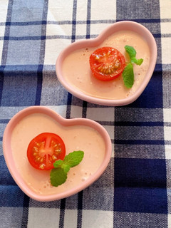 野菜スィーツトマトのムース-レシピのメイン写真