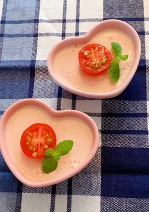 野菜スィーツトマトのムース-レシピのメイン写真
