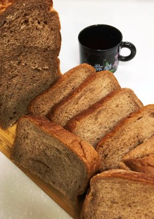 HBでふんわり♫みるくココアバナナ食パン-レシピのメイン写真