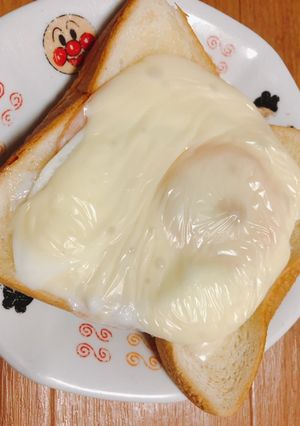 ハムエッグトースト!-レシピのメイン写真