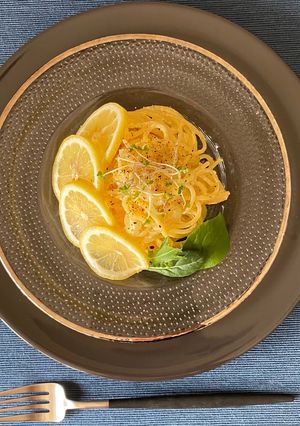 さわやかレモンクリームパスタ-レシピのメイン写真