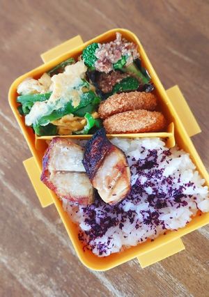 冷蔵庫にあったもので詰め込んだお弁当♪-レシピのメイン写真