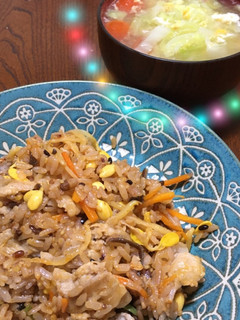 キャベツとプチトマトと卵の中華スープ-レシピのメイン写真