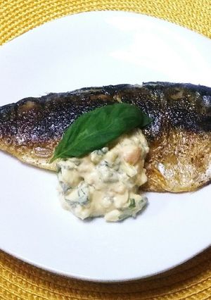 青魚が美味しい♪鯖カレー味のタルタルのせ-レシピのメイン写真