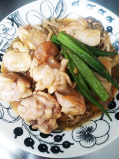 簡単♪鶏もも肉のさっぱり煮〜梅干し煮〜-レシピのメイン写真