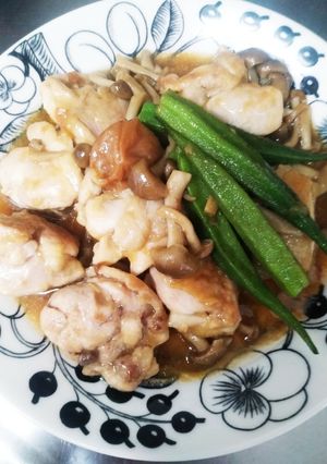 簡単♪鶏もも肉のさっぱり煮〜梅干し煮〜-レシピのメイン写真