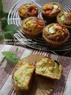 夏野菜で作る!HMお食事マフィン-レシピのメイン写真