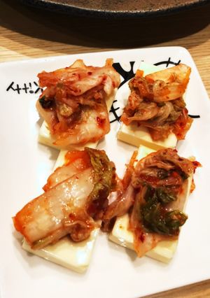 チーズキムチのせ-レシピのメイン写真
