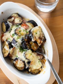 『なすとミニトマトのチーズ焼き』-レシピのメイン写真
