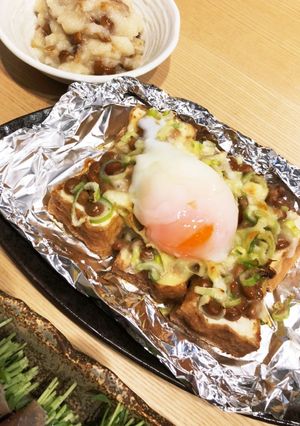 厚揚げ、納豆チーズ焼き-レシピのメイン写真