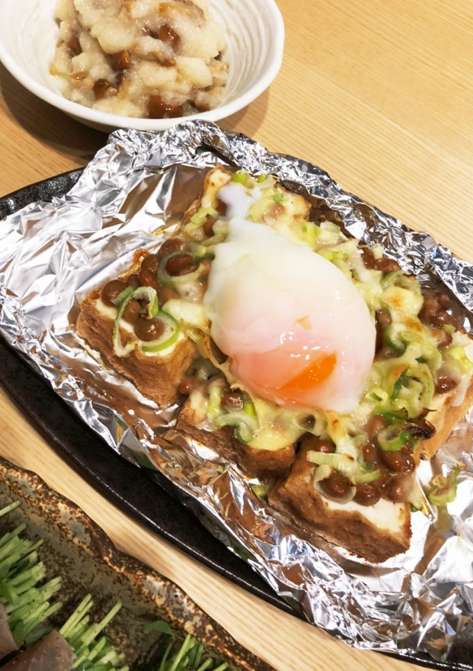 厚揚げ、納豆チーズ焼き-レシピのメイン写真