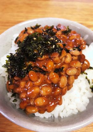 納豆ご飯　韓国風-レシピのメイン写真