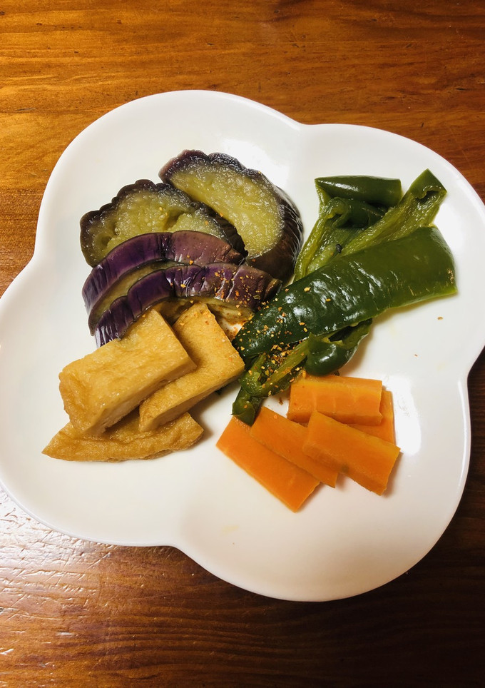 夏野菜とさつま揚げの煮浸し-レシピのメイン写真