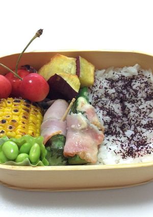 194、ベーコンのいろいろ巻き夏弁当♡-レシピのメイン写真
