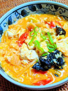 酸辣湯の卵雑炊-レシピのメイン写真