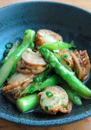 帆立とアスパラのゆず醤油焼き-レシピのメイン写真