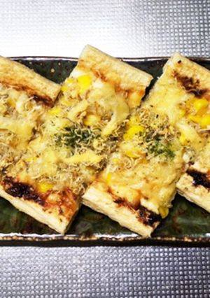 うすあげピザ じゃこ&コーン-レシピのメイン写真