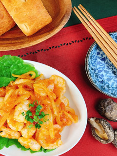 椎茸粉で美味しい!エビチリ-レシピのメイン写真