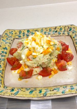 色どり綺麗なポテトサラダ-レシピのメイン写真