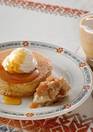 メープルパンケーキ～和栗のペースト添え～-レシピのメイン写真