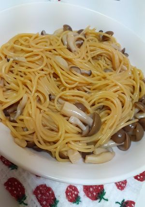 きのこたっぷり　ワンパン和風パスタ-レシピのメイン写真