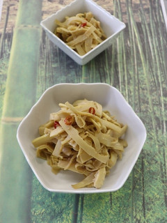 【やまなしの食】たけのこのきんぴら-レシピのメイン写真