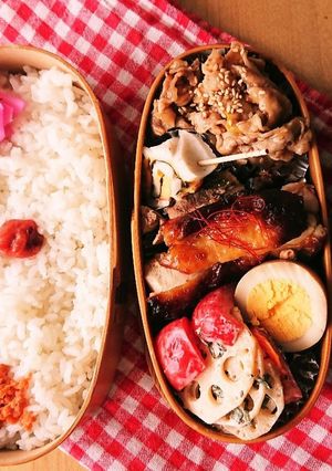 夏のお弁当★傷みにくい生姜焼★コツ-レシピのメイン写真