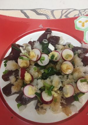 モダンカツオたたき風-レシピのメイン写真