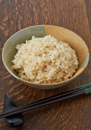 土鍋付き電子レンジで炊く「玄米」-レシピのメイン写真
