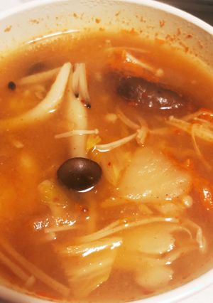 コク旨！キノコの味噌キムチスープ-レシピのメイン写真