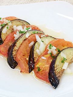 焼きなすとトマトのマリネ-レシピのメイン写真
