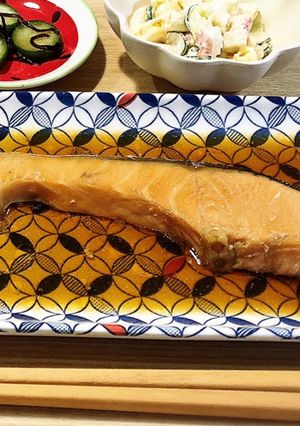 フライパンで10分♪鮭の煮付け-レシピのメイン写真