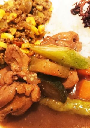 夏野菜のゴロゴロスパイスカレー-レシピのメイン写真
