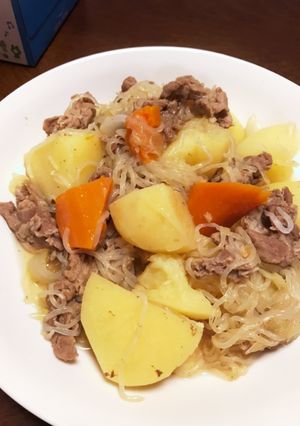 電気圧力鍋で作るバター風味の肉じゃが-レシピのメイン写真